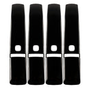 8PCS Glossy Black Smart Keyhole Car Door Handle Covers for Land Rover Dciscovery 4 Range Rover Sport Freelander