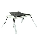 Portable & Adjustable Folding Laptop Table E-Table With Cooling Fans Stand