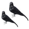 Raven Halloween Party Crow Bird Decorations Prop Stuffed Feather Blackbird Decor