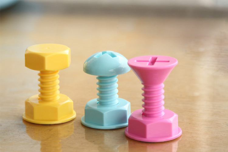 3Pcs Candy Color Mini Screw Bathroom Wall Hooks Racks Clothes Hanger Plastic Towel Robe Hook