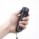 Elfeland  T6 2000LM 5Modes Telescopic Zoomable LED Flashlight AAA/18650/26650