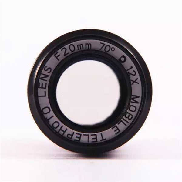 12X Universal Telephoto Lens Mobile Phone Optical Zoom Telescope Camera For iPhone Xiaomi Huawei