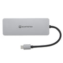 MantisTek H3 7-In-One Type-C to USB 3.0 4K Display PD Charge Hub TF SD Card Reader