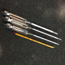 4 PCS Alcohol Concentration Meter Measuring Tools Kit Tester Thermometer Hydrometer Testeing Bar Set