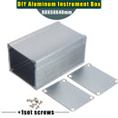 DIY Extruded Aluminum Instrument Box Enclosure Case Project Electronic 80*50*40mm Silver