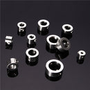 12pcs 3-16mm Lock Collar 304 stainless steel Limiting Stopper Twist Drill Bit Limited Ring Collar