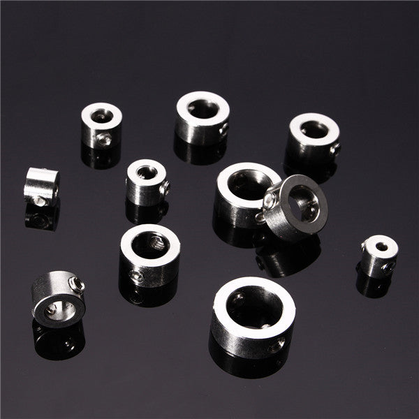 12pcs 3-16mm Lock Collar 304 stainless steel Limiting Stopper Twist Drill Bit Limited Ring Collar