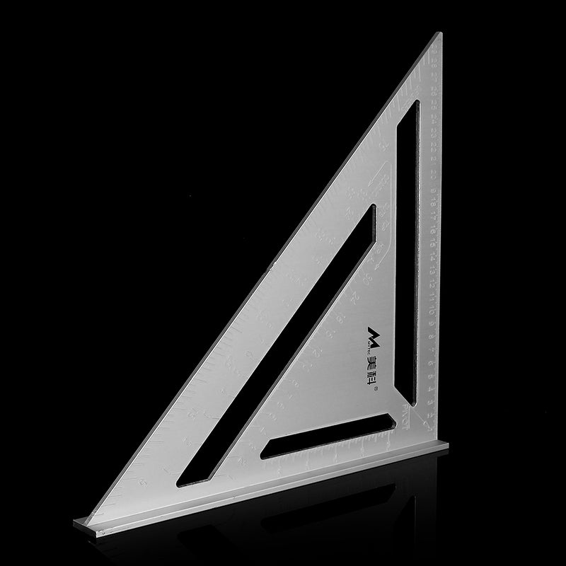 Aluminum Alloy 430x300x300mm Speed Square Layout Tool Metric Rafter Triangle Ruler Woodworking Carpenters Marking Tool