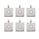 31Pcs/Set 5 Styles Pendant Trays Set DIY Jewelry Bezel Making Crystal Bracelet Pendant Silicone Resin Mould Jewelry Casting Molds Kit Vintage Base