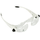 Headband 4.0X Bracket TV Glasses Magnifier Loupe Goggles Magnifying Glass