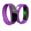 QS80 Blood Pressure Heart Rate Health Monitor Healthy Band Sport Sleep Smart Bracelet IP67 Waterproof