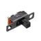 50Pcs Vertical Black Mini Miniature On/On 3 Pins Terminals Slide Switch