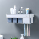 Toothbrush Sterilizer Holder Cleaner Disinfection UV Disinfection Sterilize Toothbrush Holder Toothpaste Dispenser Cleaner Disinfection