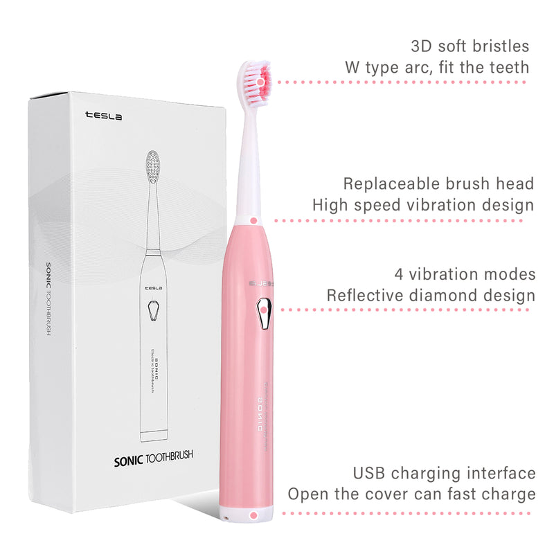 USB Charge Washable Electric Toothbrush Teeth Whitening Oral Care Waterproof Cleasing Tool