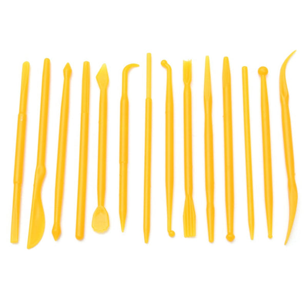 14Psc Clay Sculpting Set Wax Carving Pottery Tools Shapers Polymer Modeling