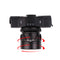 Waterproof USB Rechargeable Front LED Headlights Zoomable T6 COB LED Bike Light Back Cycling