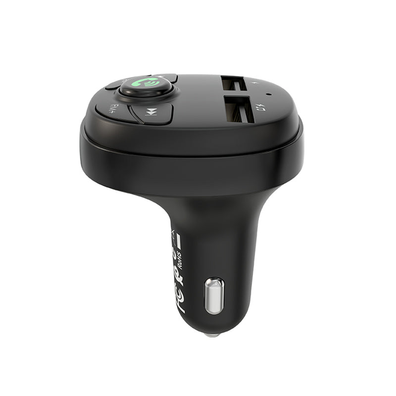Borofone 2.1A Dual USB Fast Charging Wireless FM Transmitter Car Charger For iPhone 8Plus XS 11 Pro Huawei P30 Pro Mate 30 Xiaomi Redmi 7A Redmi 6Pro