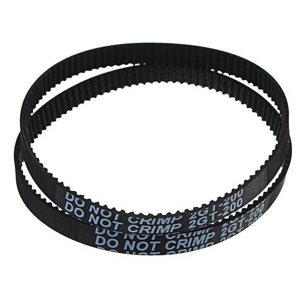 FLSUN 10PCS GT2 Loop Rubber 6mm Width 2mm Pitch 200-2GT Timing Belt For 3D Printer