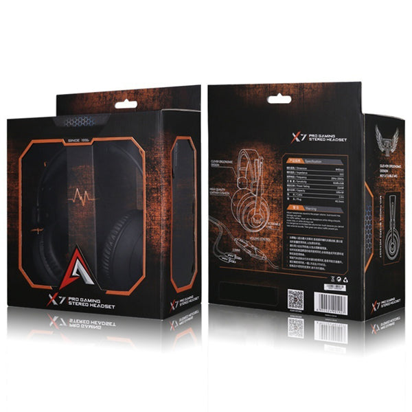 OVANN X7 3.5mm Plug Over-ear Stereo Deep BassGaming Headphone Headset With Mic