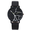 Creative Lightning Dial Colorful Leather Band Fashion Women Quartz Watch Wristband