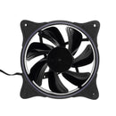 PC Case Fan Computer Ultra Silent LED Lights Cooler Cooling Heatsink Fan