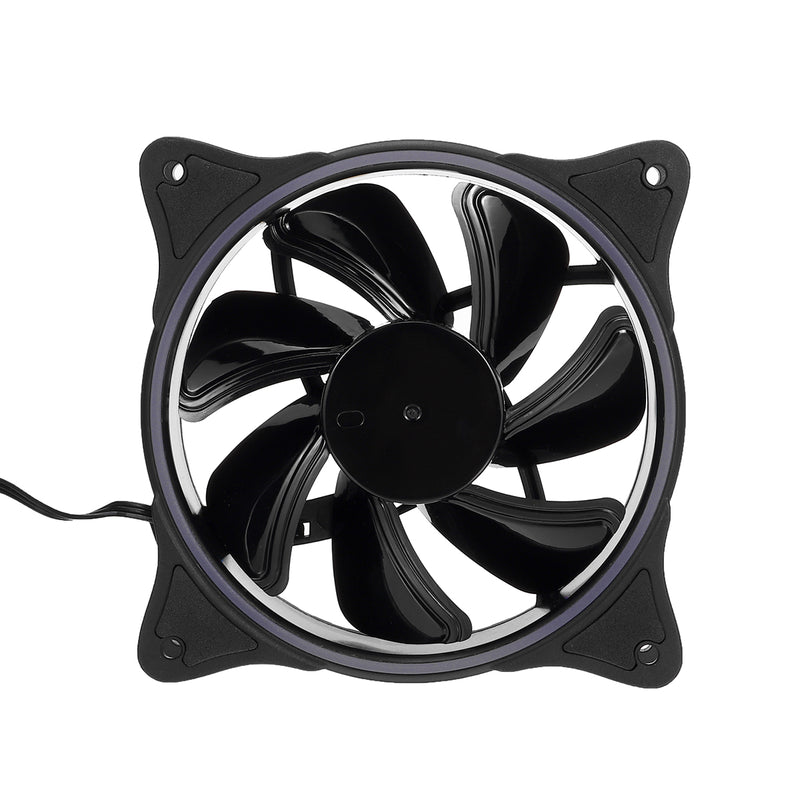 PC Case Fan Computer Ultra Silent LED Lights Cooler Cooling Heatsink Fan