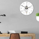 Loskii CC060 Creative Wall Clock Mute Wall Clock Quartz Wall Clock For Home Office Decorations