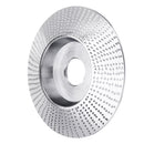 Drillpro 110mm Bevel Shaping Disc Wood Carving Disc Angle Grinding Wheel Sanding Rotary Tool Abrasive Disc for Angle Grinder
