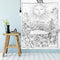 210cm Sun Star Moon Tarot Tapestry Hippie Wall Hanging Blanket Room Home Decor