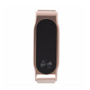 Mijobs Replacement Stainless Steel Frame Bracelet Wristband For Xiaomi Miband 2