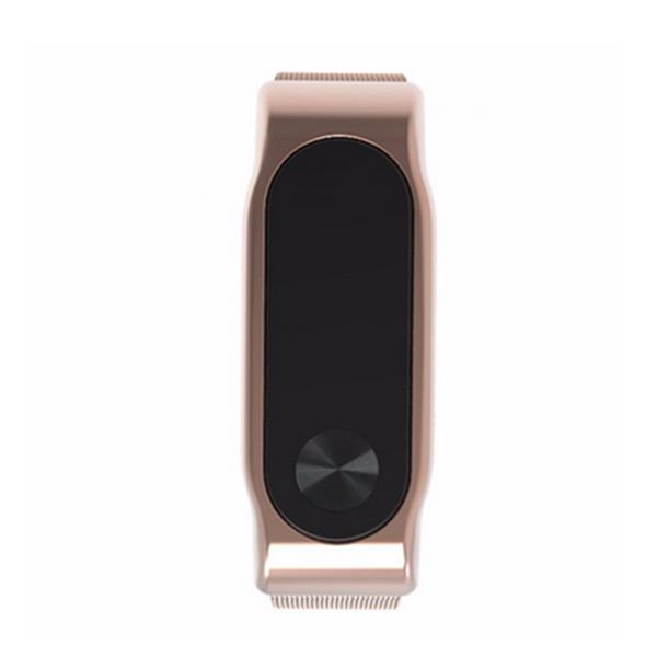 Mijobs Replacement Stainless Steel Frame Bracelet Wristband For Xiaomi Miband 2