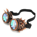 3 Colors Festivals Rave Kaleidoscope Goggles Rainbow Glasses Prism Diffraction Crystal