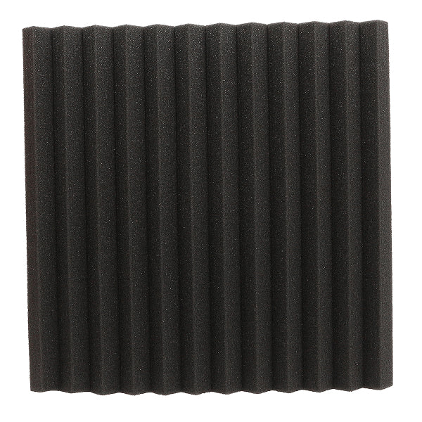 6Pcs 30x30x2.5cm Acoustic Soundproofing Sound-Absorbing Noise Foam Tiles Black & Red