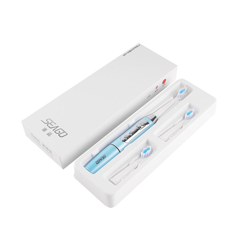 SEAGO E1 Sonic Electric Toothbrush Charging Batteries with 2 Brushing Modes Automatic