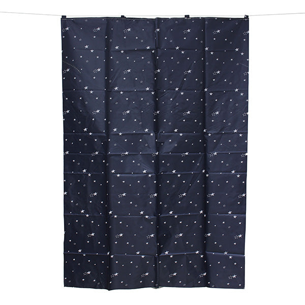 Dormitory Bunk Bed Curtain Silver Plating Star Moon Shade Cloth