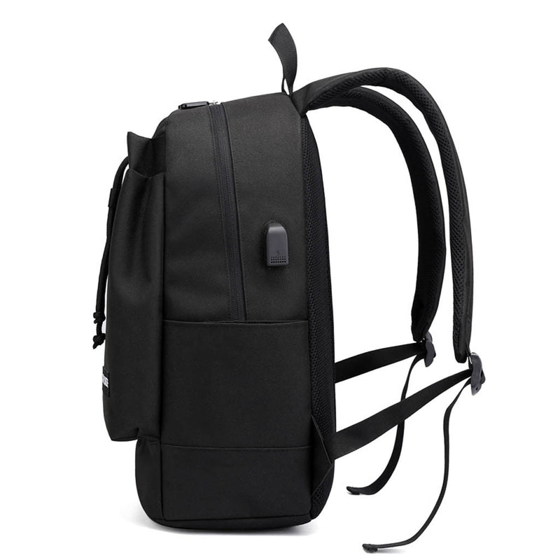 Oxford Backpack with USB Charging Port Student School Bag Fashion Shoulder Bag for Ipad Laptop Bag