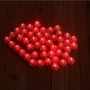 25pcs 1.7cm Round LED Balloon Light Lamp Glowing Balloon Lights Birthday Wedding Party Decoration