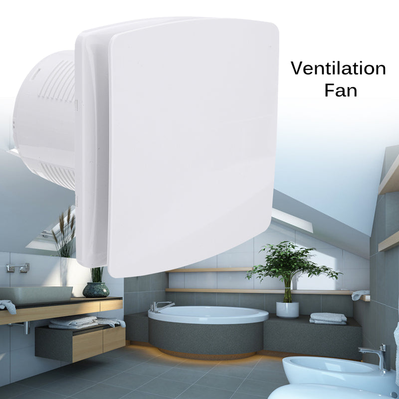 Hotel Side Wall Bathroom Bathroom 4 Inches Low Noise Ventilation Fan