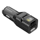 Nitecore VCL10 Quick Charge 3.0 USB Car Charger With White + Red Light Flashlight
