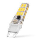 10X G9 3W SMD5733 12LEDs Warm White Pure White Silicone Crystal Light Bulb AC220V