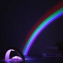 LED Colorful Rainbow Lamp LED Night Light Romantic Rainbow Projector Lamp Portable