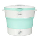 Silicone Portable Folding Electric Hot Pot Heated Food Container Cooker Camping