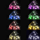 LUSTREON Waterproof Timer Setting Copper Wire 20LED Cork Bottle String Light for Bar Home Christmas Party