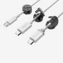 Bcase 5 in 1 Second Generation Magnetic Multi-function Wooden TUP Data Line Receiver USB Cable Earphone Wire Cable Organizer Cable Clips Wire Management from Xiaomi Youpin