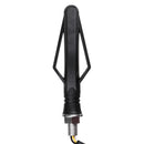 2Pcs Motorcycle Turn Signal Flowing Lights LED Indicator Waterproof Universal White + Yellow