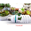 AC220V 26W E27 UVB 5.0/10.0 Reptile Ultraviolet Lamp Calcium Supply Blue Color Light Bulb for Plant