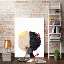 Cute Dog Art Wall Sticker Print Poster Modern Painting Decor Living Room Decor
