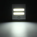 Solar Power PIR Motion Sensor COB LED Wall Light Outdoor Waterproof Garden Lamp