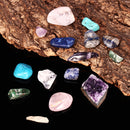Natural Stone Collection Box Mix Gems Crystals Mineral Specimens Rock Decoration
