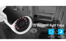 VIKCONN 1080P Full HD Security Camera Video Surveillance Camera 2.0MP Weather Proof Full Metal CCTV